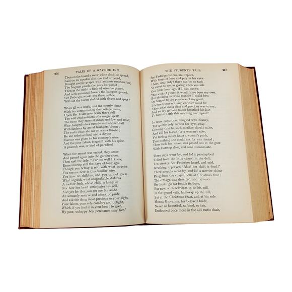 The Poetical Works of Henry W Longfellow Collins Clear Type Press Antique - Picture 16 of 16